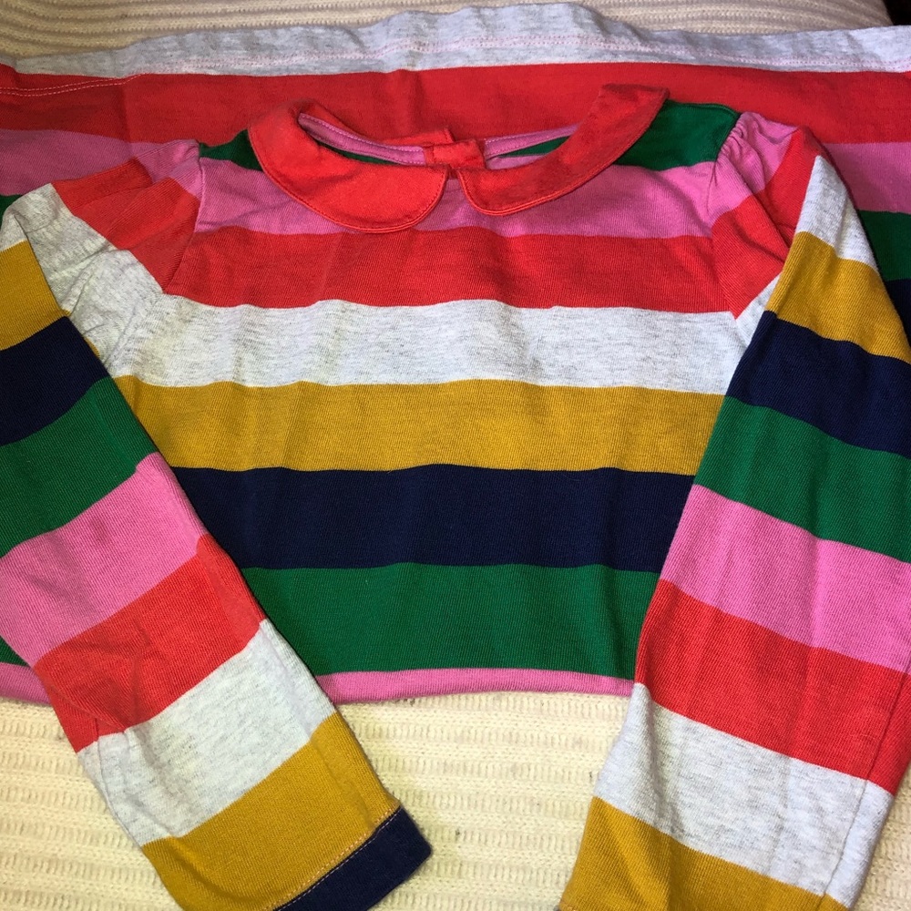 Mini Boden 5/6 Rainbow Dress